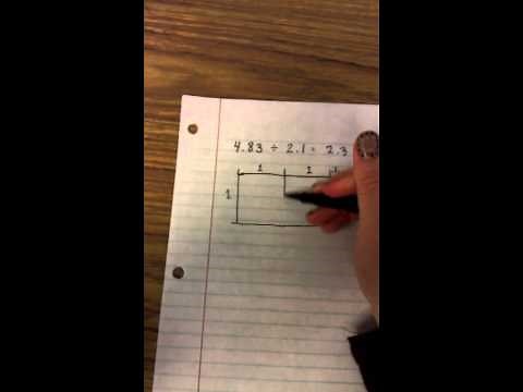 Decimal Division- Area Model