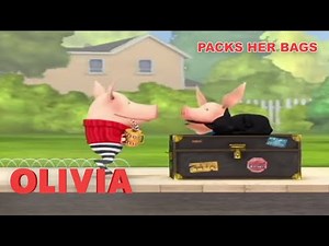 Olivia Packs Her Bags | Olivia The Pig | Full Episode | Cartoons for Kids