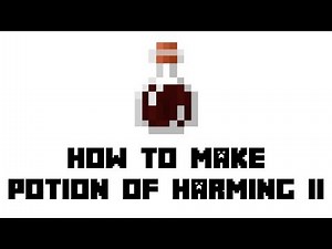 Minecraft Survival: How to Make Potion of Harming II