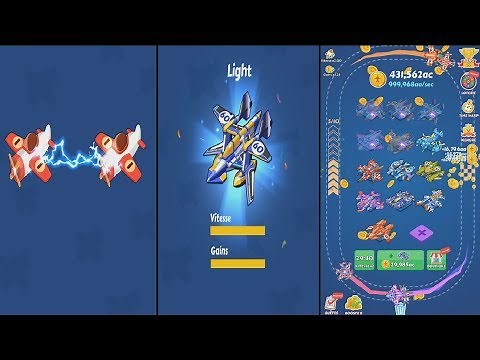 Merge Plane All 60 Airplaines Unlocked - Max Level