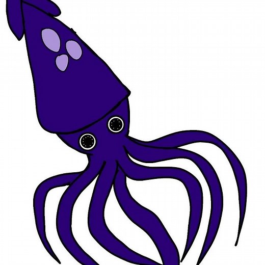 colossal squid speedpaint (inspo by octonaughts)