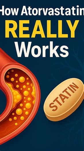 The Remote Pharmacist on Instagram: "What does atorvastatin actually do in your body? Here’s how it lowers cholesterol, reduces heart attack risk, and the side effects you should know. #atorvastatin #statins #cholesterol #hearthealth #pharmacist"
