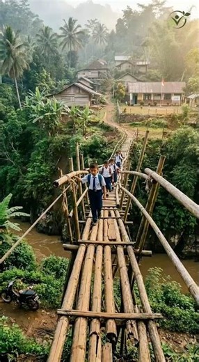 This Forgotten Village Had No Safe Bridge… Until Now! 😱 #shorts #timelapse