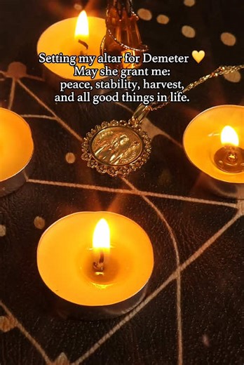 May your goddess bless you#demeter #goddess #necklace #vidawheel #witch #greekmythology