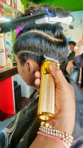 12K views · 66 reactions | High Fade + Hard Part  Bold Haircut for Young Boys | Indian Hair Style | Facebook