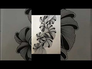 DIY Pen Art: Drawing Detailed Feather Patterns Step-by-Step (Quiet Tutorial)