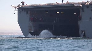 U.S. Marine Corps Amphibious Combat Vehicles Deploy