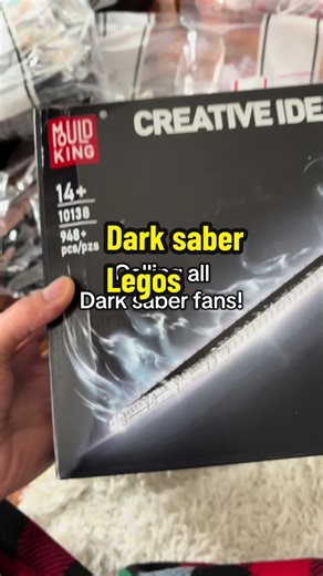 Exciting Dark Saber Lego Set with Light-Up Feature