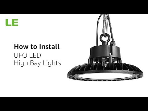 How to Hang UFO LED High Bay Lights