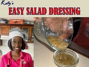 How to make EASY SALAD DRESSING, with just 5 ingredients