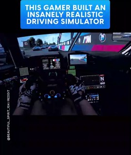 Step inside the most realistic driving simulator ever built