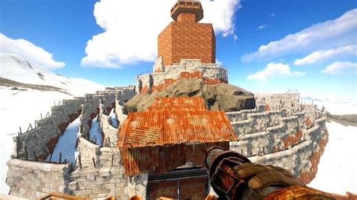 Raiding the Rock Base of High Stone Wall Gods