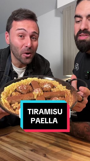 Italian-Spanish Dessert Fusion: Tiramisu Paella Recipe Revealed!