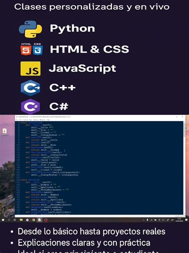 Curso Completo de Python desde Cero hasta Intermedio. #programacion #python #estudiantes