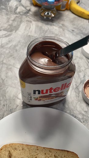 Delicious breakfast hack! #Nutella #BreakfastTreat | Steve J