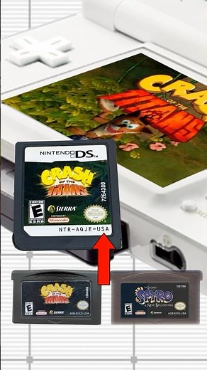 Crash of the Titans DS SLOT-2 GBA link feature #DualSlot #ModeB #Slot2