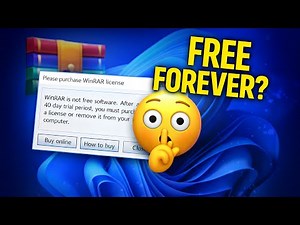 How To Get WinRAR FREE Forever (2025-2026) - 1 Min & Legit