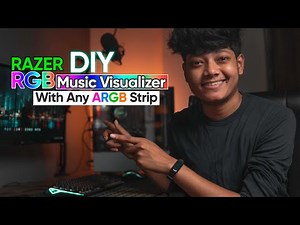 DIY Music Visualizer With RGB LED Strip | RGB Led Strip Synced With Razer Audio Visualizer 2020 !!