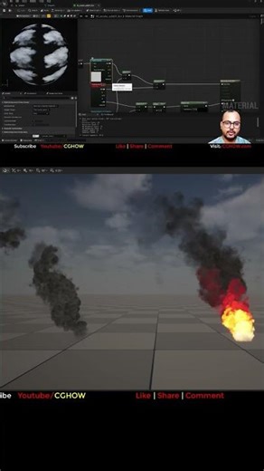 Basic Smoke to Burning Smoke in Unreal Engine 5 Niagara Tutorial