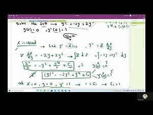 2nd order reducible to 1st order (Tutorial 3-part 1)