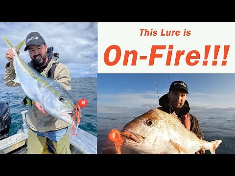 Rig and Fish the Glowbite "On-Fire Orange" Grumpy Fish lure