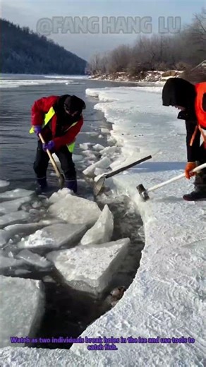 Genius Ice Fishing: Northeastern Style – Catching Fish on Frozen Rivers