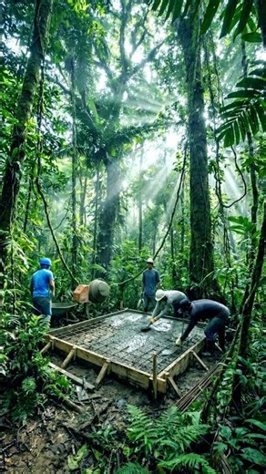 Jungle House Construction From Start to Finish