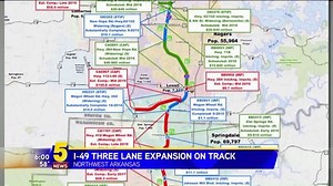 I-49 NWA Lane Expansion Scheduled To Be Complete By Year’s End