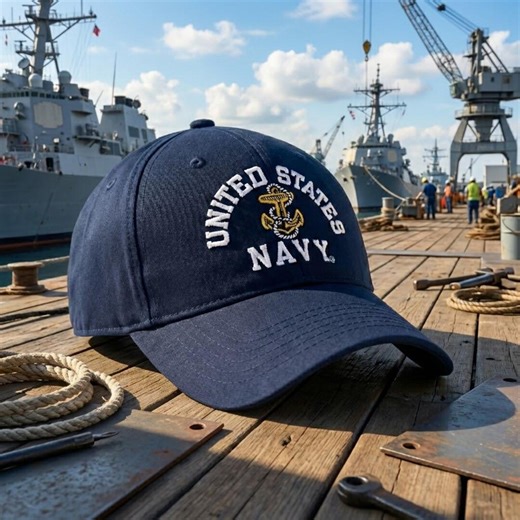 Embroidered US Navy Dad Hat – Military Veteran Gift - Etsy