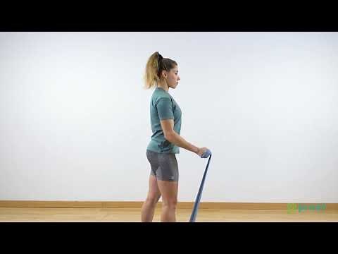 946. Curl de biceps excentrico asistido con banda elástica