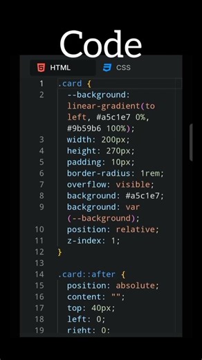 Insane Card Animation Using HTML & CSS 😍 | No JavaScript