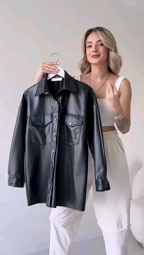 La Surchemise est un basique super tendance cette saison 😍 ▪️Prix : 59dt💰 ▪️Taille : 36.38.40.42.44.46 ✅️ ▪️Tissu : Cuir Simili Cuir ▪️Couleur : Noir et Marron 🤎🖤 👉Pour passer une commande📦 merci de nous envoyer vos coordonnées en message privé📩 | Deal Store