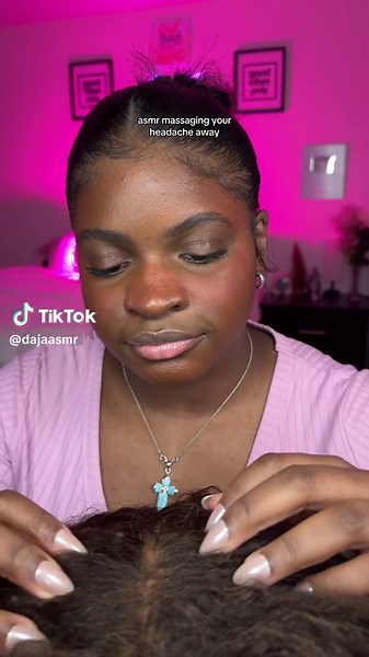 Relaxing ASMR Headache Massage Techniques