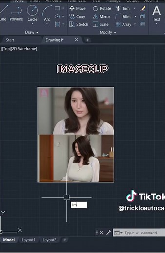 Hướng dẫn cắt chi tiết ảnh trong AutoCad đơn giản