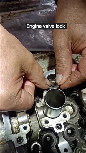 install back engine valve lock easy