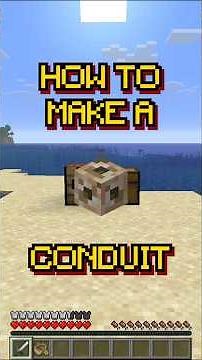 Minecraft: Conduit | Breathe Underwater | Recipe 277