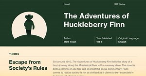 The Adventures of Huckleberry Finn Chapter 28 Summary | Course Hero