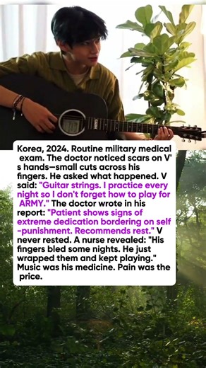 What a Military Doctor Discovered About V During His Medical Exam Will Break You Forever