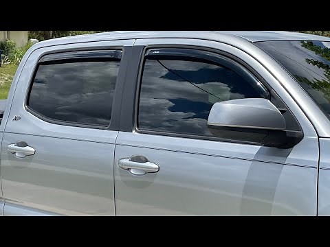 AVS window deflectors for Tacoma DIY (IN-CHANNEL)