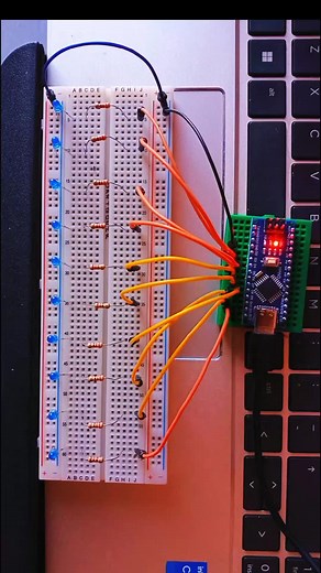 Circuito Secuencial LED con Arduino Nano