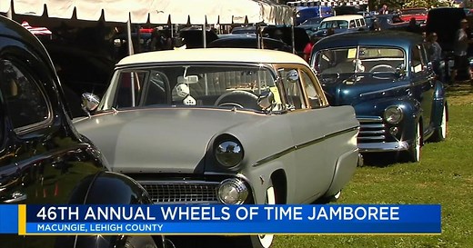 Hot rods and custom builds gather for 46th Wheels of Time Jamboree at Macungie Memorial Park