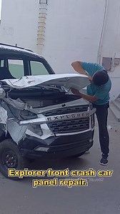 Explorer front crash panel repair. #mechanic #restoration #mechanicsteve #automobile #automechanic | Mechanic Steve