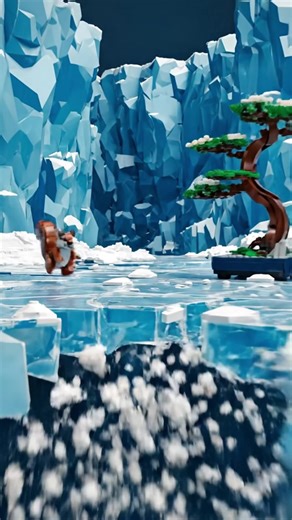 Put a little spring on your desk. 🌿🐿️ The perfect view doesn't exi... wait.#wiseblock #blockart #desktopsetup #deskdecor #springvibes