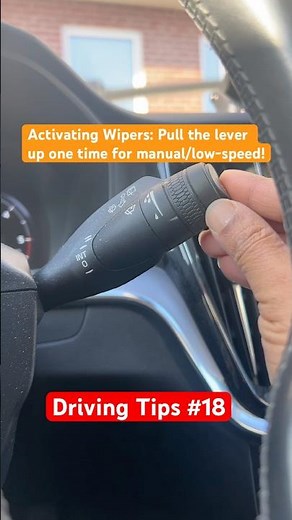 how to use windshield wipers? how to pass driving test?