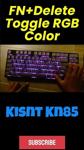 Kisnt KN85 RGB Lighting Effects! 🌈