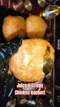 Crispy Outside, Loaded Inside juicy Chicken Kachori Iftar Recipe - Ramzan Special Chicken Kachori