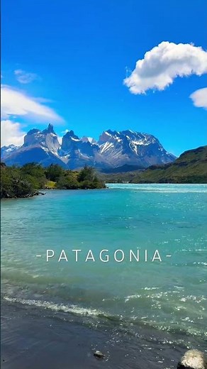 Torres del Paine National Park ❤️ #patagonia #travel #naturelovers #blue #torresdelpainenationalpark