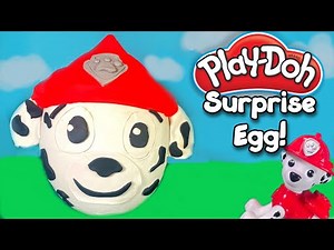 Nick Jr Paw Patrol Giant Play Doh Surprise Egg!