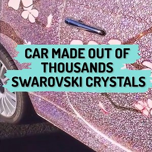 This car is made out of thousands upon thousands of crystals and it's all done by hand! 😍 💎 Crystal Ninja, LLC | Ultimate