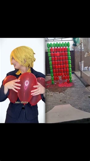 OS PERSONAGENS DE ONE PIECE FORAM NO ESTOURE O BALÃO